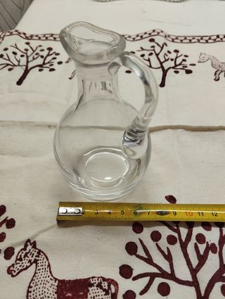 Conjunto de aceitera y vinagrera vintage