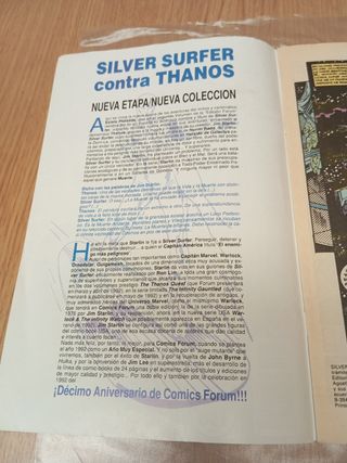 COMIC SILVER SURFER NÚMERO 1