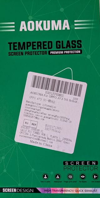 Protector pantalla OPPO A73