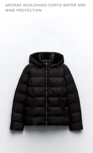 Anorak con capucha Zara