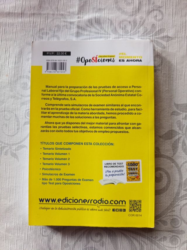 Libros oposiciones correos