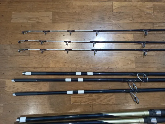 3 Cañas de pescar Shimano Power Aero Twin Tip Surf