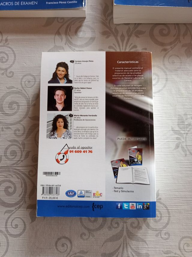 Libros oposiciones correos