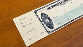 1920 Portuguese Bank Check Cheque Martins Pereira