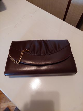 Bolso cartera marron