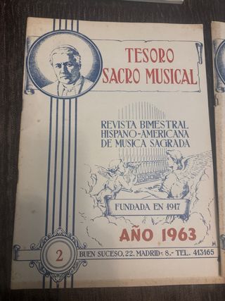 4 Revistas musica sacra años 63 y 69