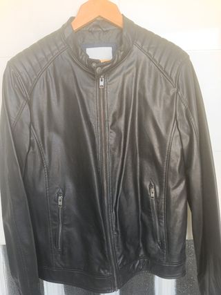 Cazadora cuero talla L Jack Jones 