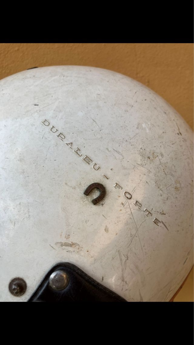 Casco antiguo de carreras de moto DURALEU FORTE