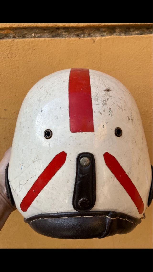 Casco antiguo de carreras de moto DURALEU FORTE