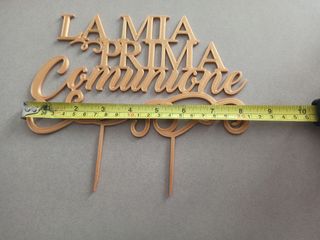 Cake topper la mia prima comunione. Nuovo