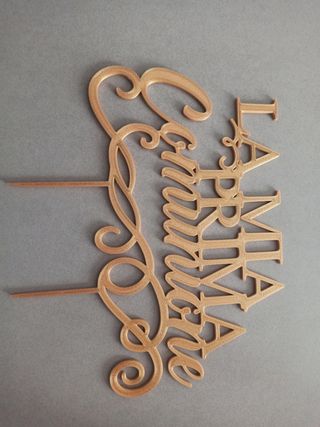 Cake topper la mia prima comunione. Nuovo