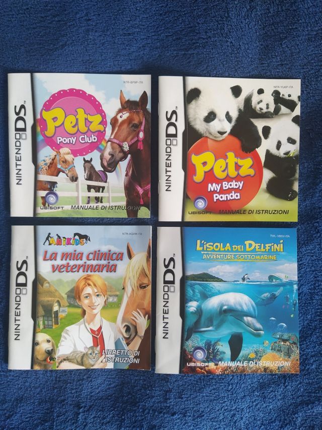 LOTE de 28 MANUALES de Juegos DS Nintendo