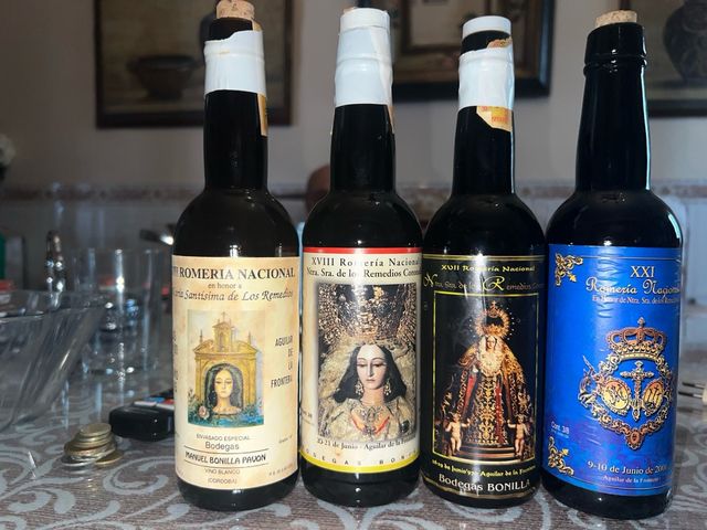 Botellas virgen los remedios