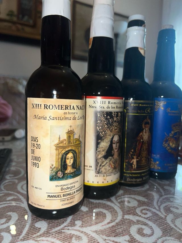 Botellas virgen los remedios