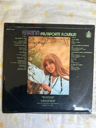 Vinilo Karina pasaporte a dublin