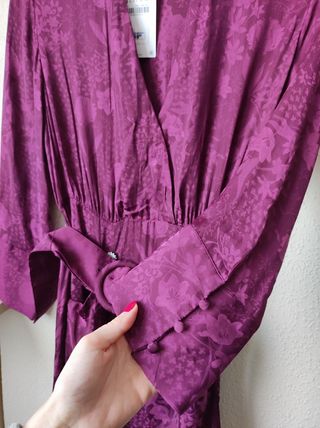 Vestido botones joya Zara