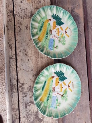 Vendo 2 platos de cerámica