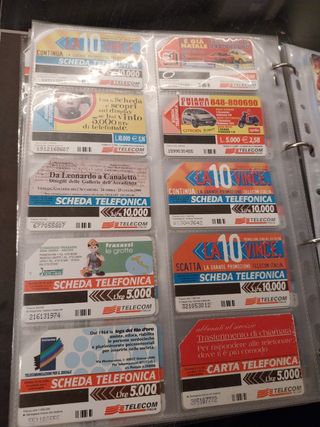 Offerta: Lotto di 320 schede telefoniche 