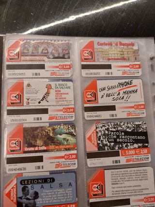 Offerta: Lotto di 320 schede telefoniche 