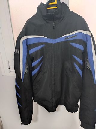 Chaqueta moto hombre