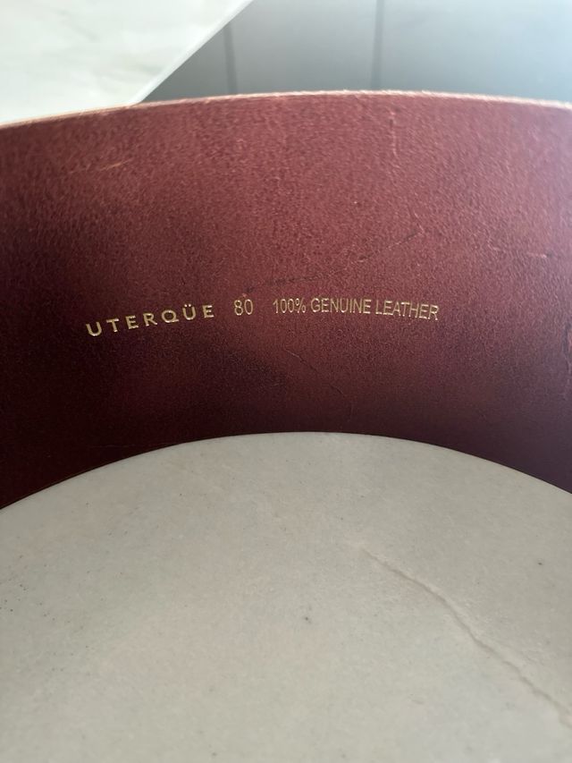 UTERQUE LEATHER BELT