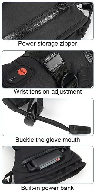 Guantes calefactados nuevos