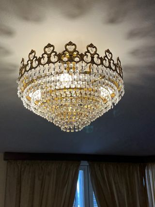 Lamparas cristal de strass variadas