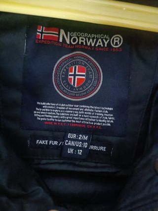 Abrigo Parka Norway Geographical