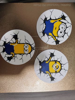 Pack 3 posavasos minions