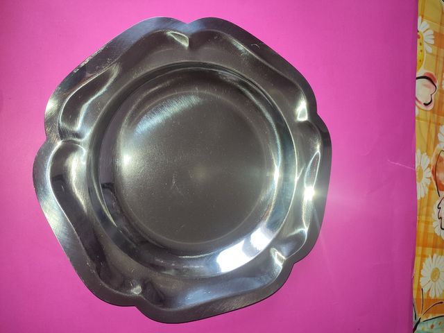 Vassoio acciaio vintage