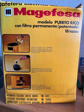 Cafetera eléctrica Magefesa