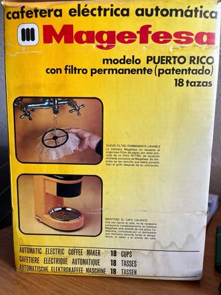 Cafetera eléctrica Magefesa