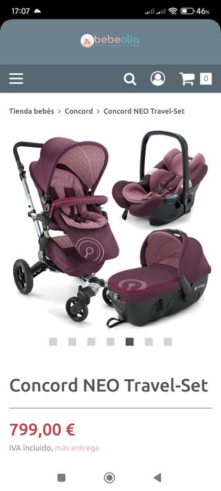 Carro Trio Concord Neo