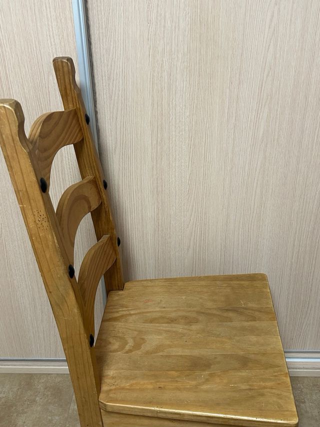 6 Sillas madera