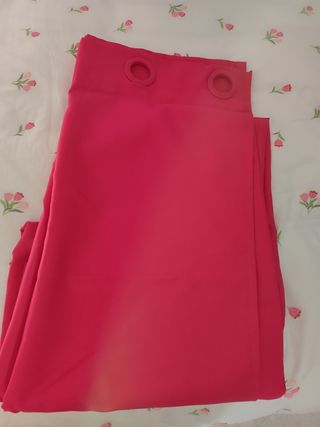 Cortina rosa fucsia