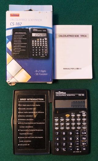Calcolatrice Scientifica NikOffice CS-182