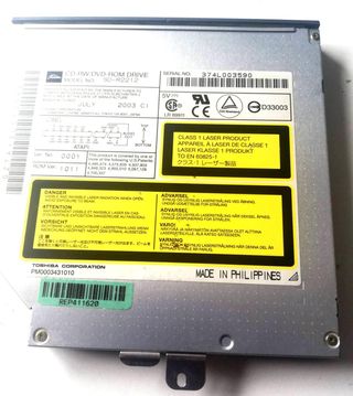 UNIDAD DVDROM/CDRW Toshiba SD-R2212 PARA PORTATIL