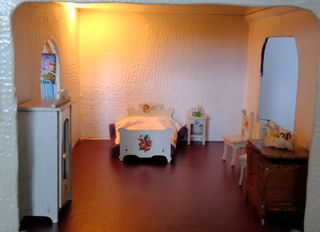 Casita de muñecas antigua 14