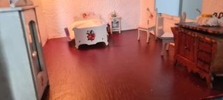 Casita de muñecas antigua 14