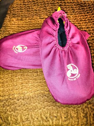 Alpargatas térmicas. Rellenas de semilla