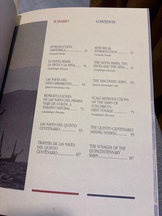 La Santa María la Pinta y la Niña.