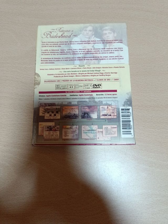 Retorno a brideshead DVD serie completa