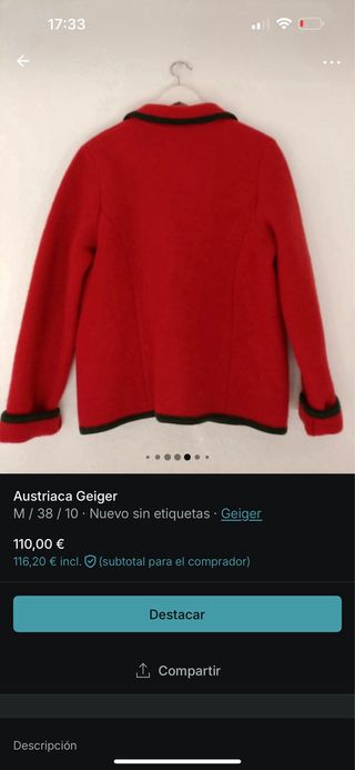 Austriaca Geiger Roja