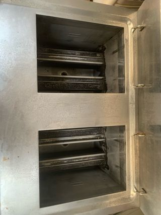 Freidora gas 2 senos