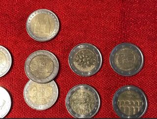 Lote monedas de 2 euros raras. Coleccionistas!!