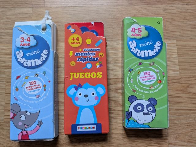 Abrementes 3, 4 y 5 años