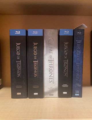Juego de Tronos Bluray Digipacks T 1, 2, 3, 4 y 6