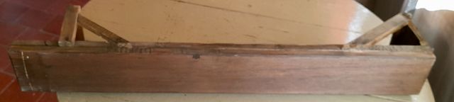 ANTIGUA GARLOPA DE CARPINTERO CON FUNDA ORIGINAL.