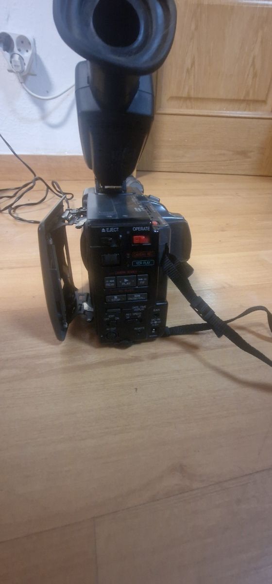 Cámara video antigua de colocionismo