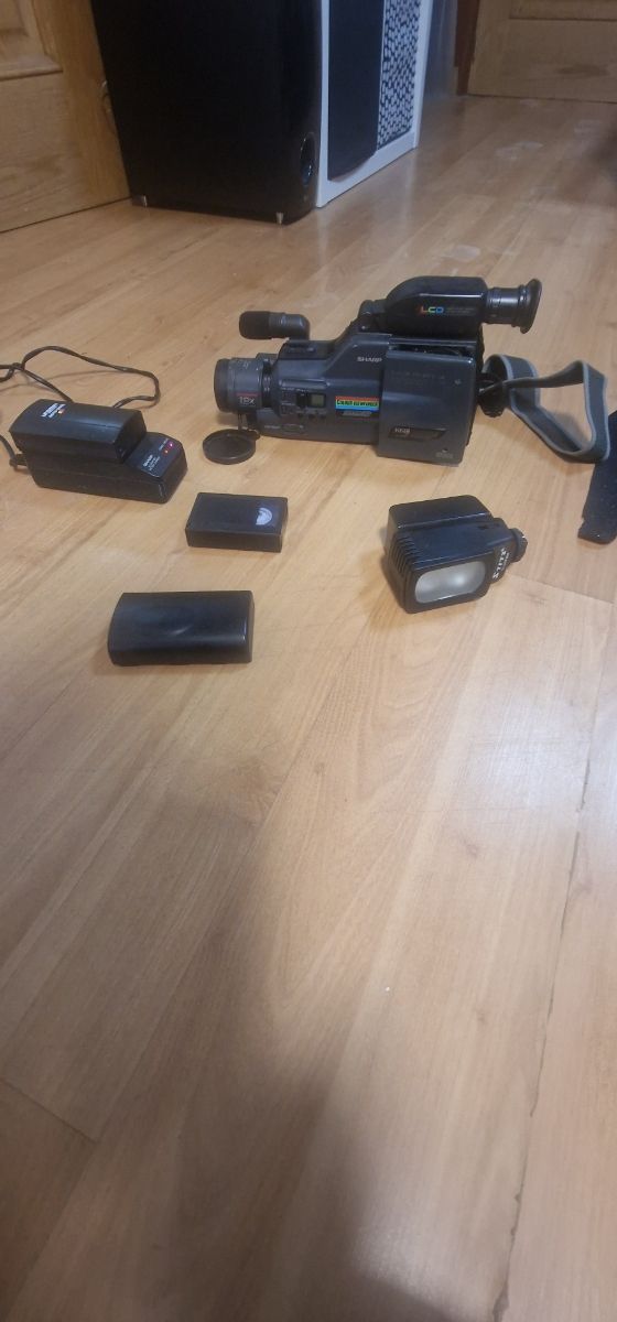 Cámara video antigua de colocionismo